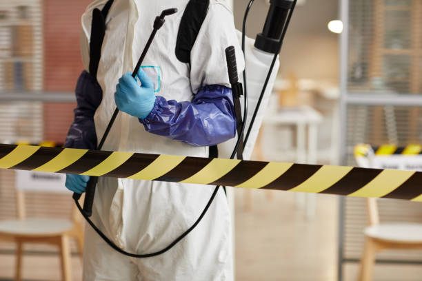 Professional Biohazard Cleanup technician working in Garland, NE